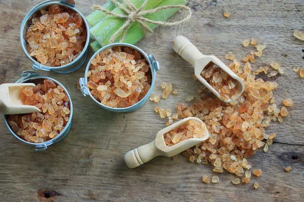 Organik şeker kamışı kahverengi