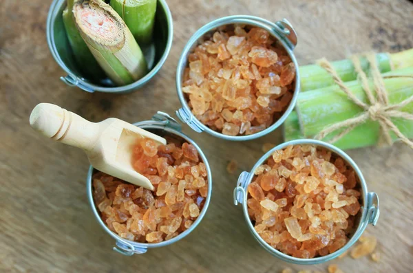 Organik şeker kamışı kahverengi