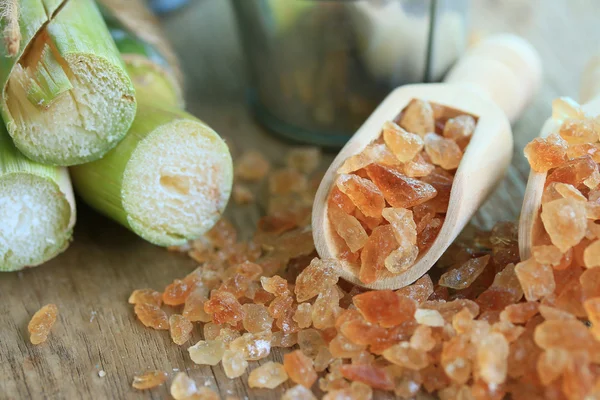 Organik şeker kamışı kahverengi