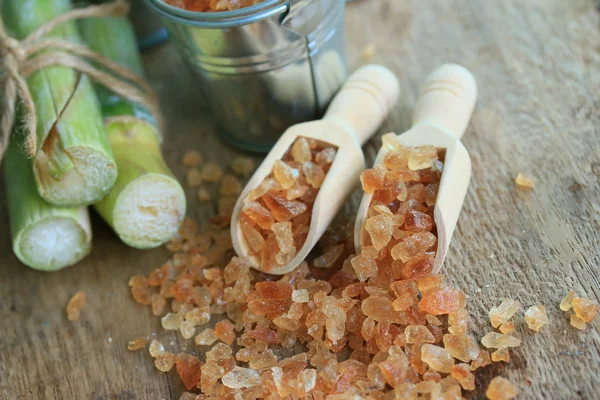 Organik şeker kamışı kahverengi