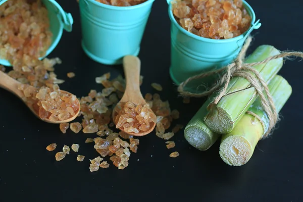 Organik şeker kamışı kahverengi