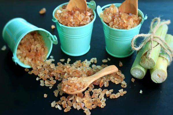 Organik şeker kamışı kahverengi