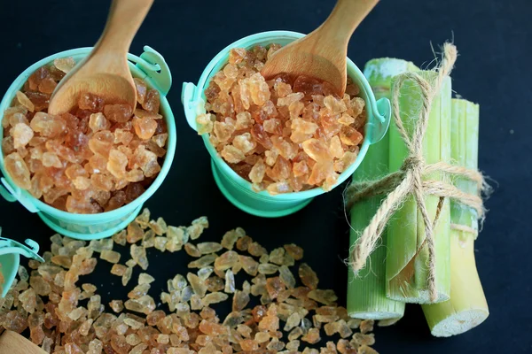 Organik şeker kamışı kahverengi