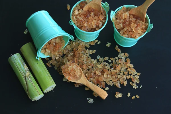 Organik şeker kamışı kahverengi