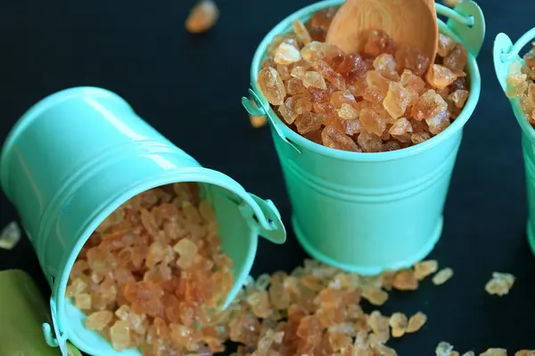 Organik şeker kamışı kahverengi