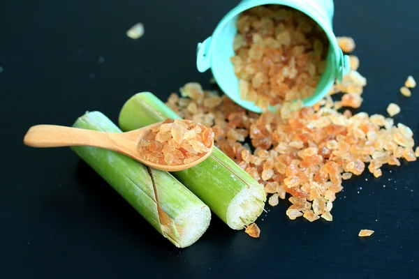 Organik şeker kamışı kahverengi