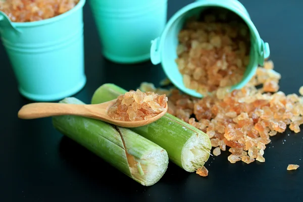 Organik şeker kamışı kahverengi