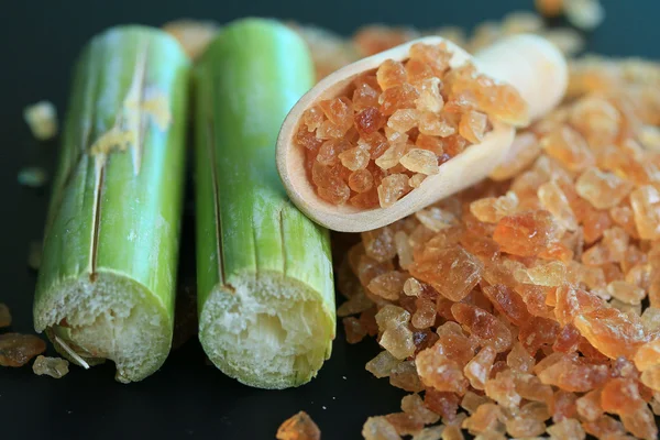 Organik şeker kamışı kahverengi