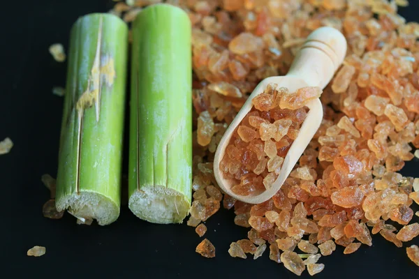 Organik şeker kamışı kahverengi