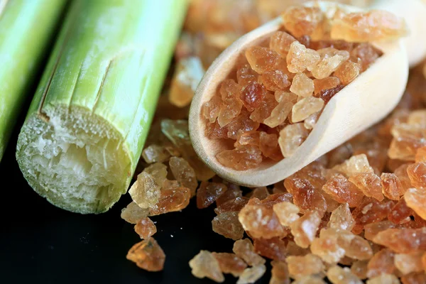 Organik şeker kamışı kahverengi