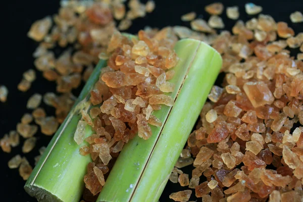 Organik şeker kamışı kahverengi