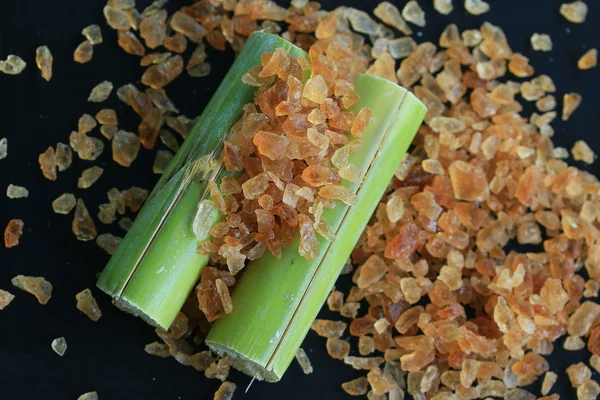 Organik şeker kamışı kahverengi