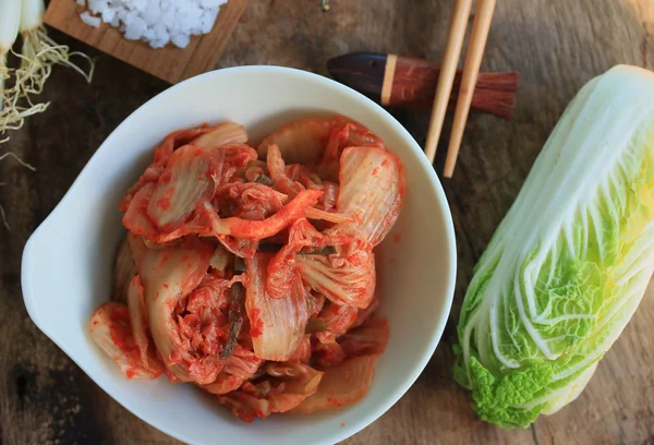Капуста кимчи - корейская еда — стоковое фото