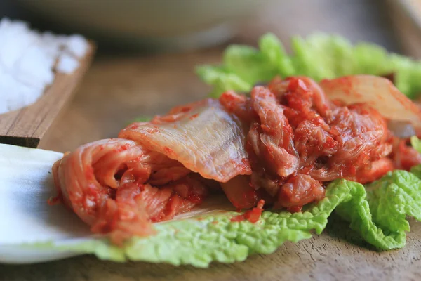 양배추 김치-한국 음식 — 스톡 사진