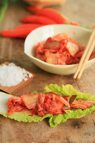 Kimchi lahana - Kore yemeği — Stok fotoğraf