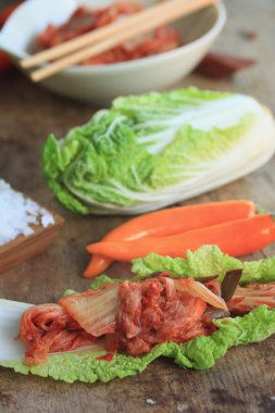 Kimchi lahana - Kore yemeği