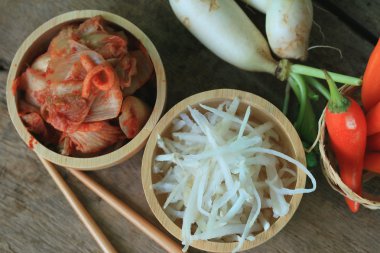 Kimchi turp - Kore yemeği