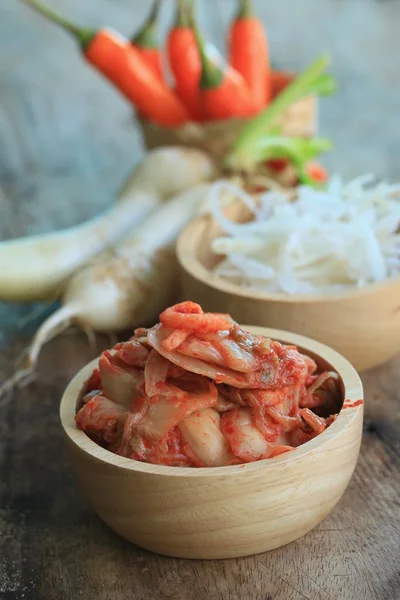 Radis kimchi - nourriture coréenne — Photo