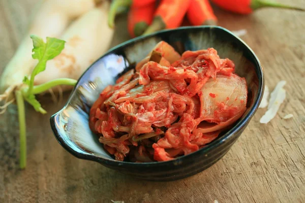 Kimchi radijs - Koreaans voedsel — Stockfoto