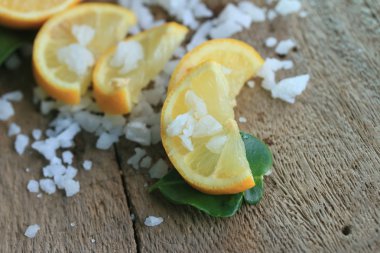 taze limon tuz ile