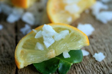 taze limon tuz ile