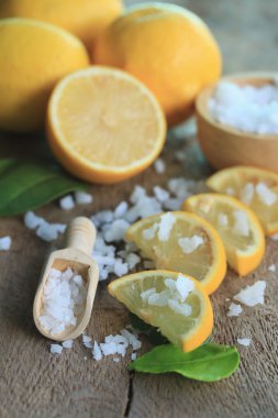 taze limon tuz ile