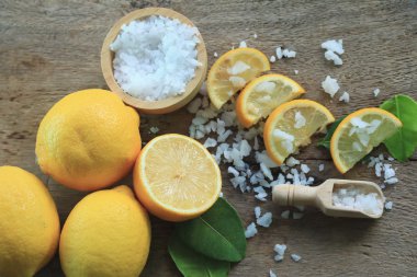taze limon tuz ile