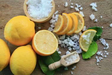 taze limon tuz ile