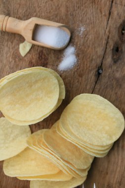 taze patates patates cipsi ile