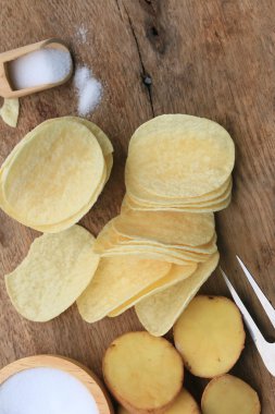 taze patates patates cipsi ile