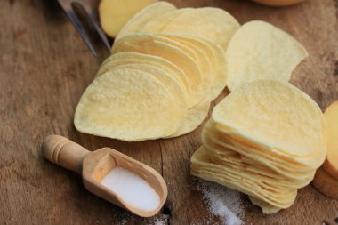 taze patates patates cipsi ile