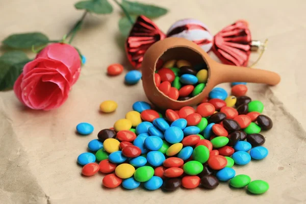 Νόστιμα καραμέλα σοκολάτα πολύχρωμο — Φωτογραφία Αρχείου
