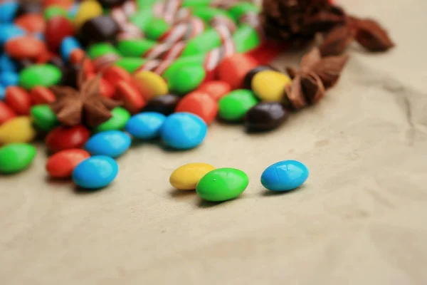 Savoureux chocolat bonbon coloré — Photo