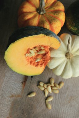 Tohumlu taze balkabağı