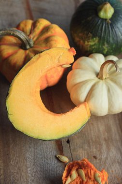 Tohumlu taze balkabağı