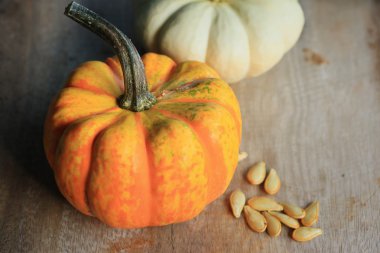 Tohumlu taze balkabağı