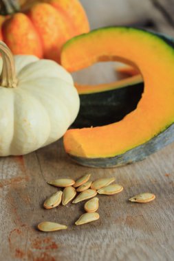 Tohumlu taze balkabağı