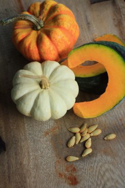 Tohumlu taze balkabağı