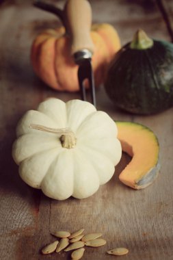 Tohumlu taze balkabağı