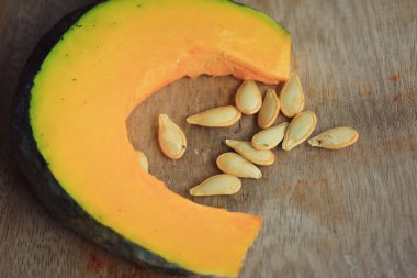 Tohumlu taze balkabağı