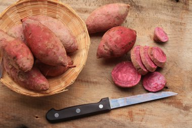 taze yam tatlı kırmızı