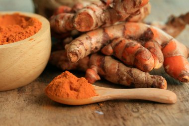 taze zerdeçal tozu ile