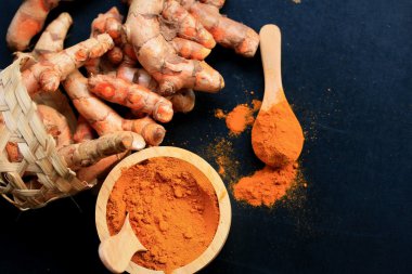 taze zerdeçal tozu ile