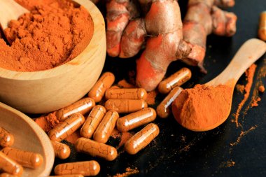 kapsül ile taze zerdeçal