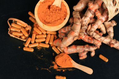 kapsül ile taze zerdeçal