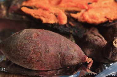 yam ızgara tatlı kırmızı