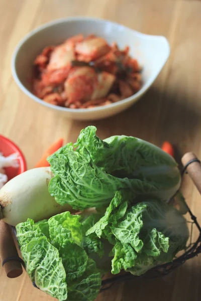 Kimchi col - comida coreana —  Fotos de Stock
