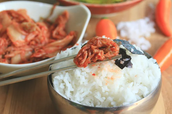 Cavolo kimchi - cibo coreano — Foto Stock