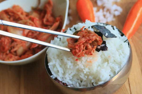 Cavolo kimchi - cibo coreano — Foto Stock