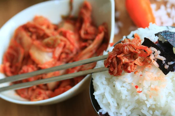 Kimchi col - comida coreana — Foto de Stock